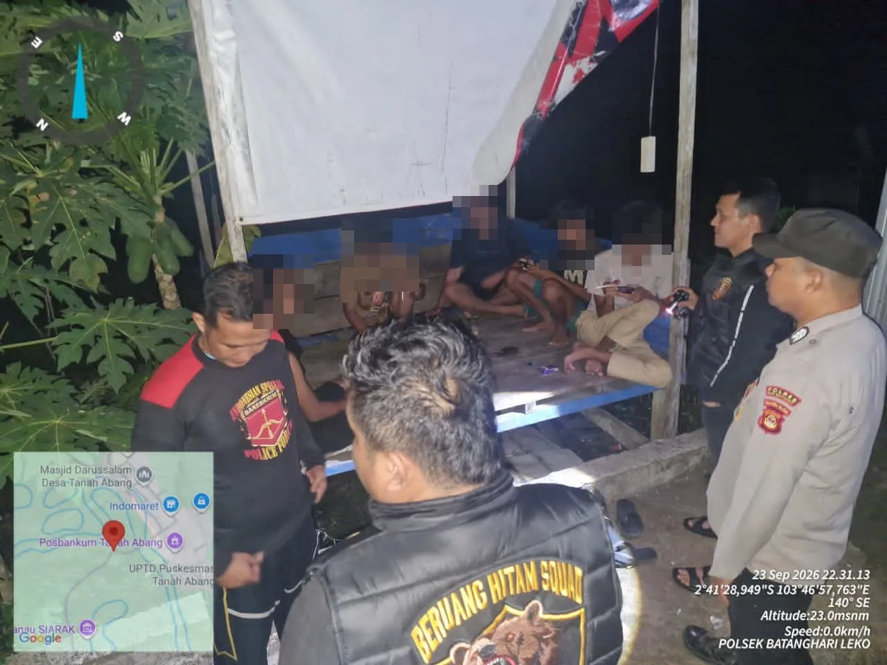 Patroli Batanghari Leko Tekankan Peran Warga Menjaga Keamanan Lingkungan
