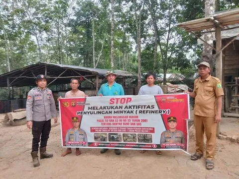 Polsek Batanghari Leko Ajak Warga Berperan Mencegah Bahaya Aktivitas Minyak Ilegal